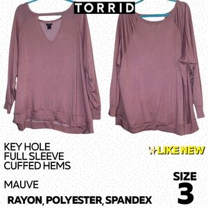 Torrid Keyhole Soft Stretch Top